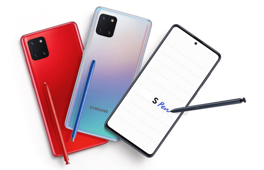 GALAXY NOTE 10 LITE is a NOTE 9 INSIDE and an A10 on the surface