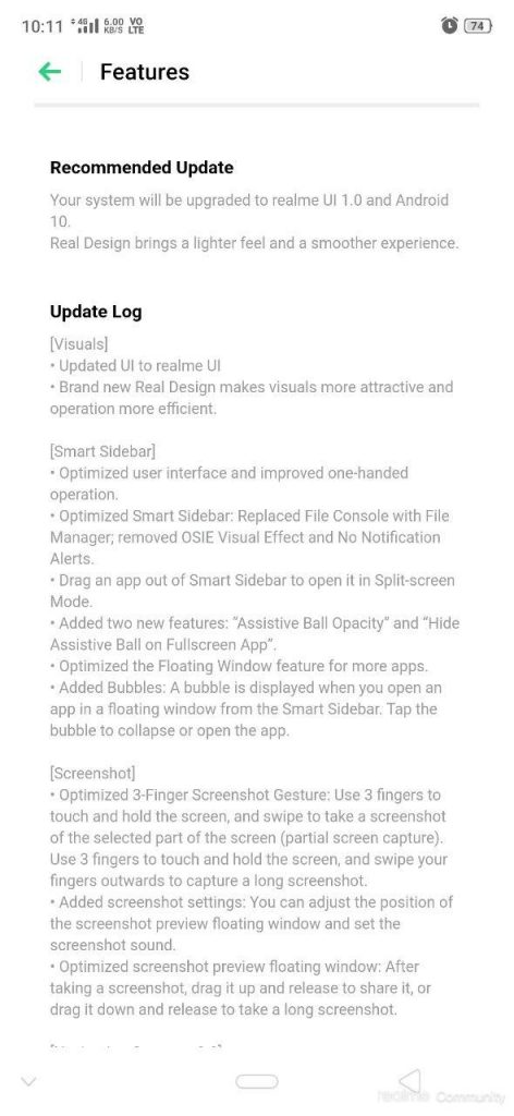 C 10 Realme 3 And 3i Gets New Realme Ui Android 10