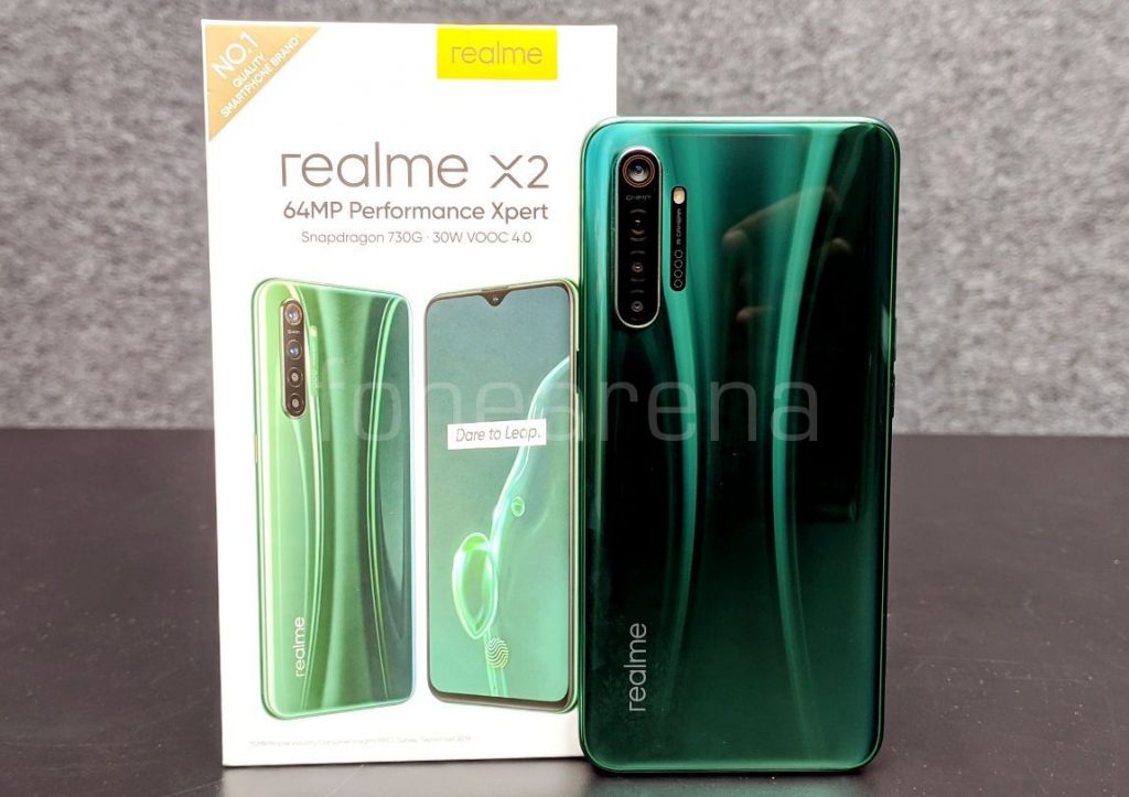 realme x2 colors