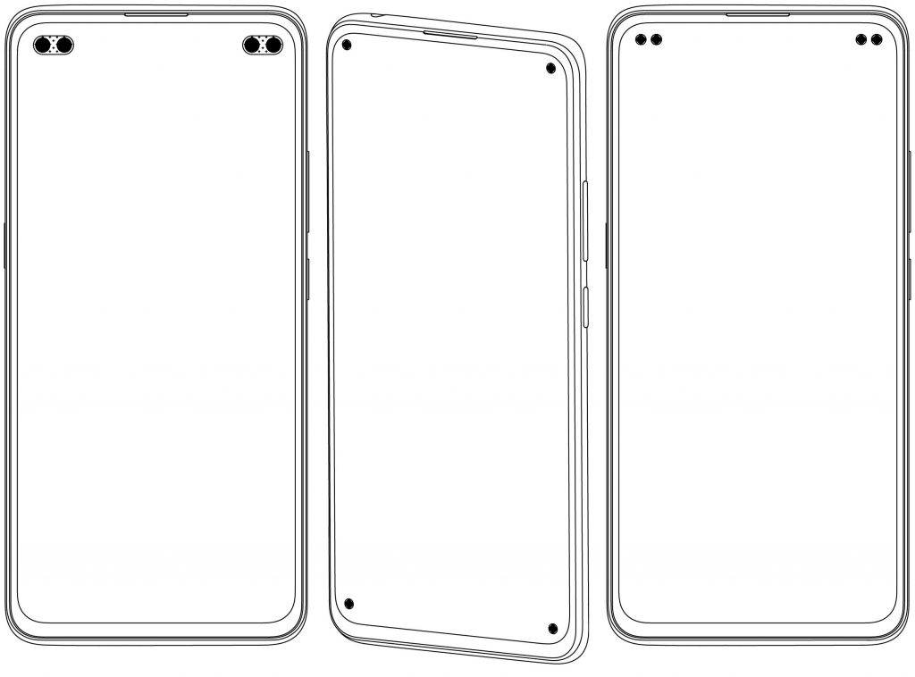 Vivo patents quad punch-hole smartphone designs