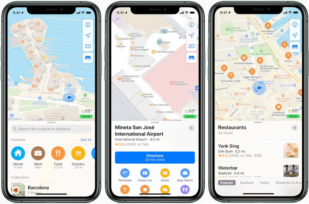 Apple rolls out new redesigned Maps with real time transit info, faster  navigation and more in USA