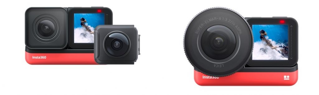 Insta360 ONE R Twin Edition and 1-Inch Edition modular action cameras with  interchangeable lens design announced
