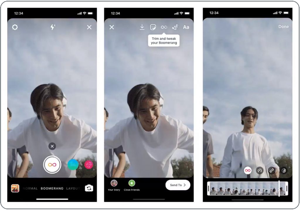 Instagram's Boomerang update brings Echo, Slomo and Duo effects along