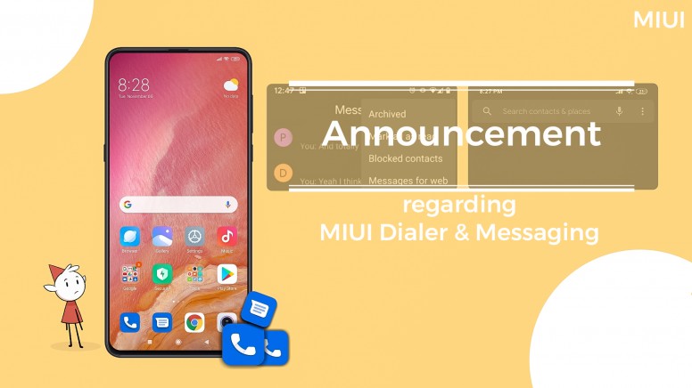 Xiaomi Devices Will Come With Google Phone As Default Dialer And Messages For Messaging In Some Regions