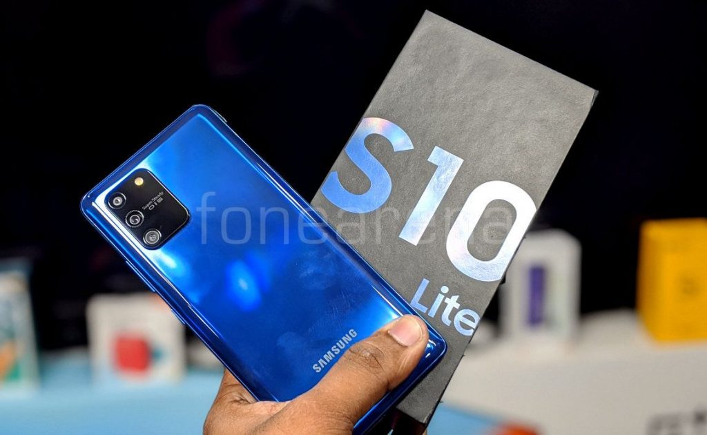 samsung s10 lite blue colour