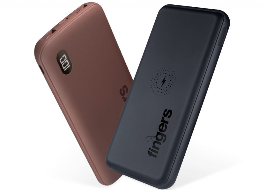 FINGERS Pro Wireless PD-QC and Fuel+ 10000mAh two-way fast charging power  banks launched starting at Rs. 2499