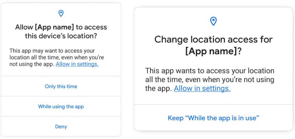 Android apps that want background location data will need Google