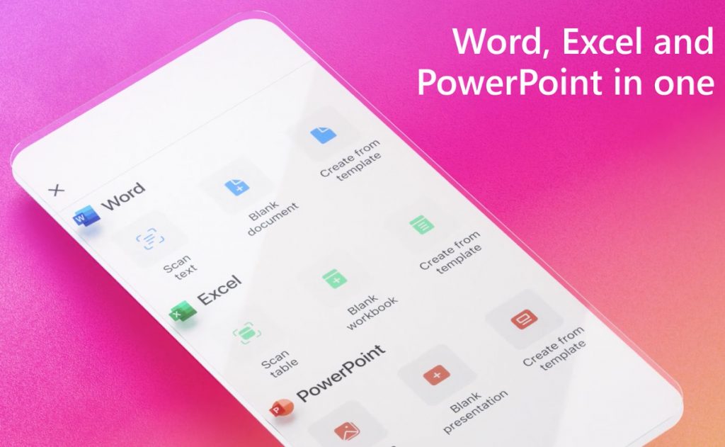 Microsoft Launches New Office App That Combines Word Excel And Powerpoint For All Ios And 2334