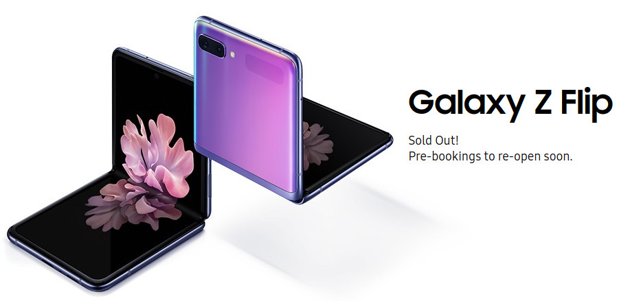 Samsung Galaxy Z Flip sold out within minutes in India in first day of pre-booking