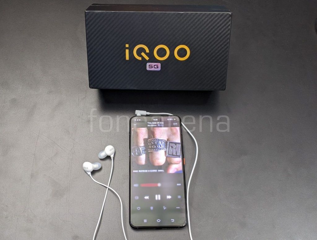 iqoo 3 headphone