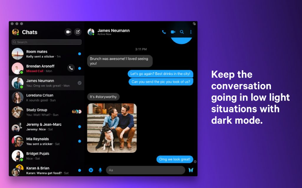 Facebook Messenger for macOS now available in several regions