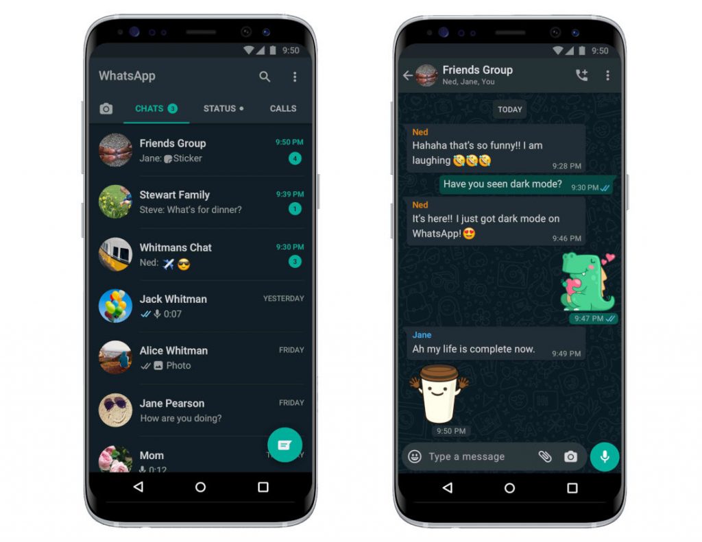 whatsapp dark mode apk download