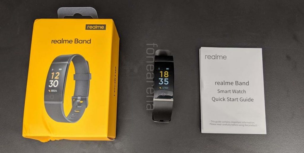 Realme fitness band features sale