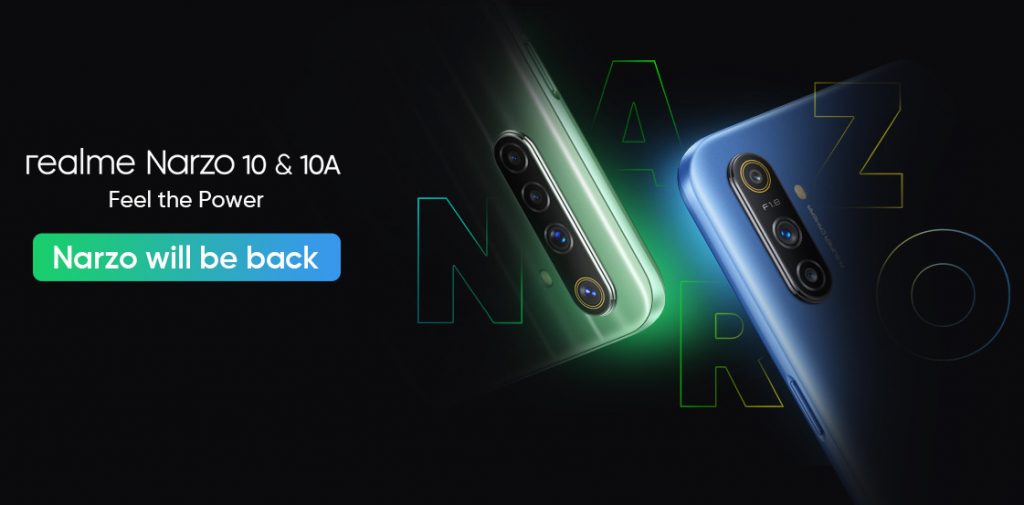 تم تأجيل إطلاق Realme Narzo 10 و Narzo 10A India مرة أخرى