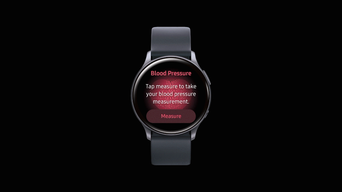 Galaxy watch active cheap blood pressure uk