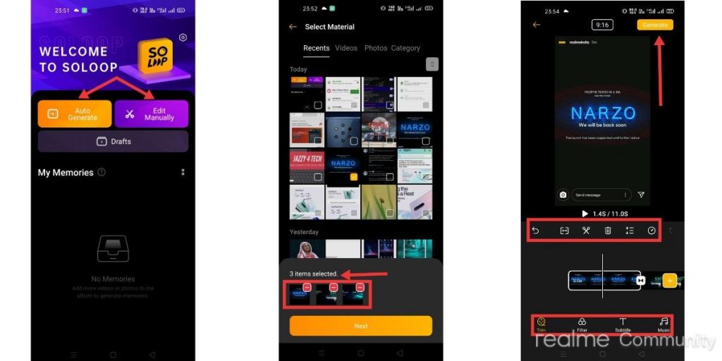 Soloop Video Editing App For Realme Devices Now Available On App Market 9065