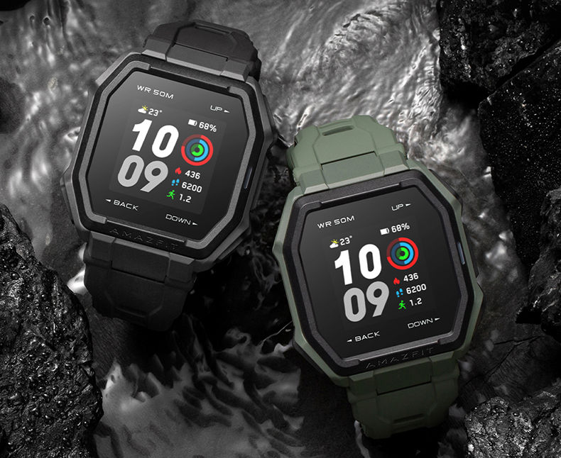 Amazfit Ares with 1.28 inch color screen 70 sports modes built