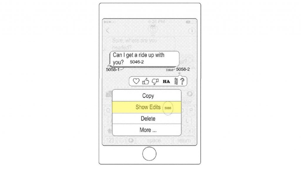 Apple ملفات براءة اختراع iMessage التي تتيح تحرير الرسائل المرسلة ؛ تكامل أفضل للتطبيق والمزيد 34