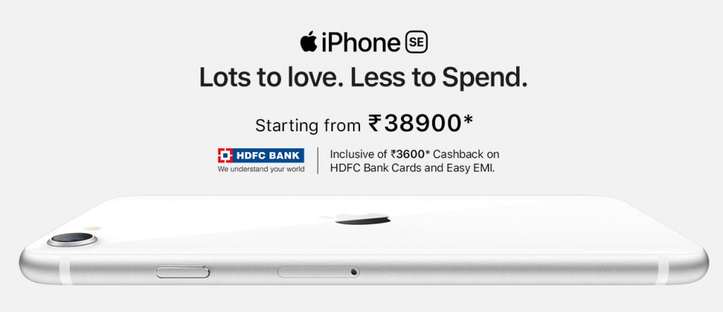 Apple Iphone Se Will Be Available In India At An Effective Price Of Rs 300 With Hdfc Cashback Offer