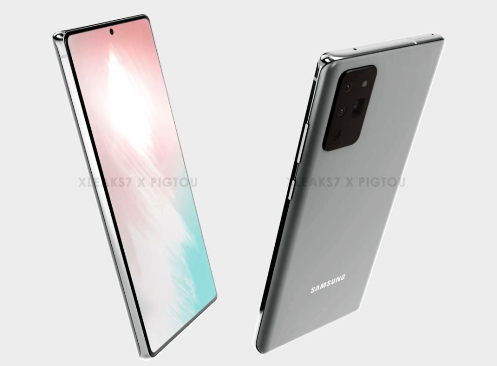 Samsung Galaxy Note 20 renders surface