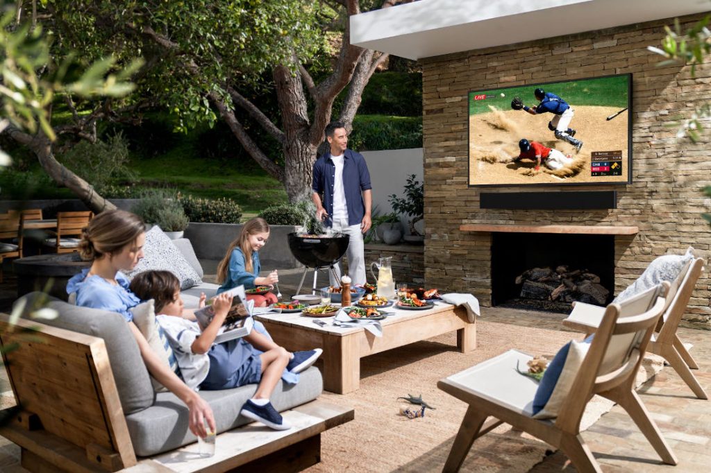 Samsung introduces ‘The Terrace’ outdoor 4K QLED TV and accompanying soundbar