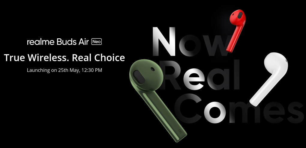 Realme Buds Air Neo مع برامج تشغيل مقاس 13 مم ، يتم إطلاق وضع الكمون المنخفض في الهند في 25 مايو 32
