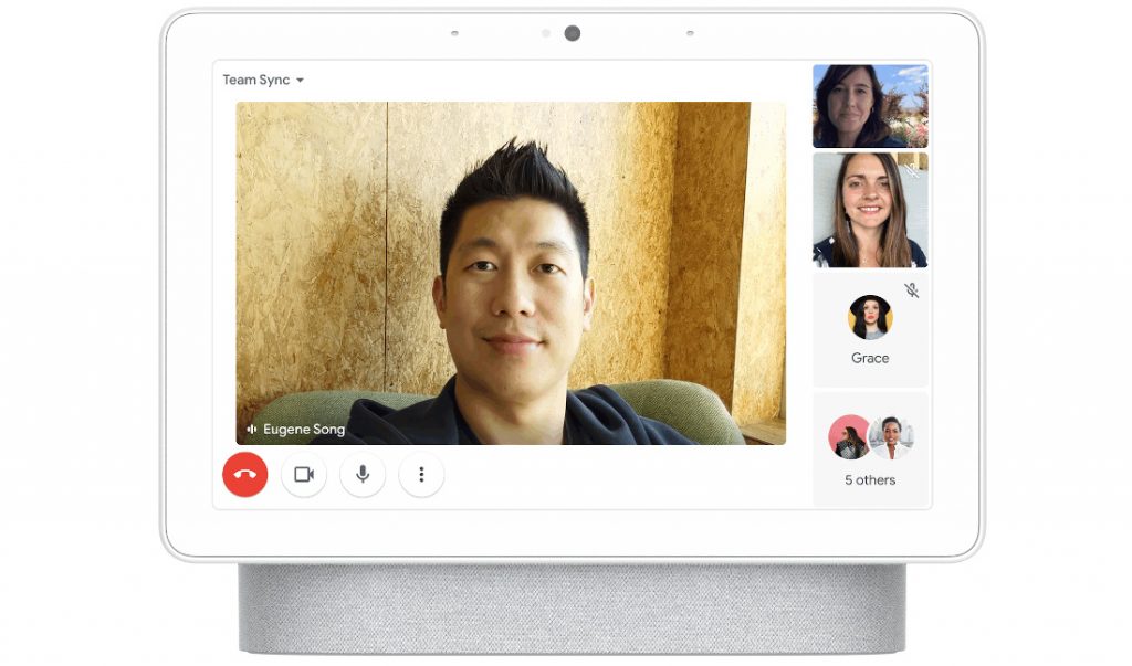 google nest hub video calls