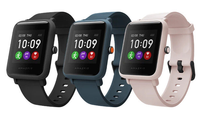 Amazfit Bip S Lite with 1.28 inch color touch display up to 30