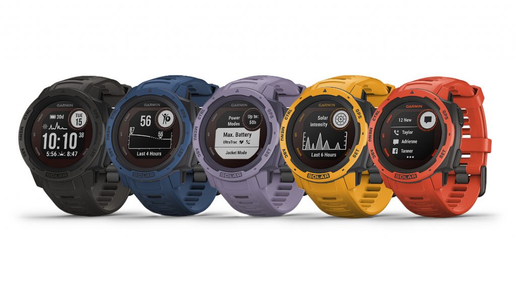 Garmin Solar, Fenix 6 & Instinct with Solar cells