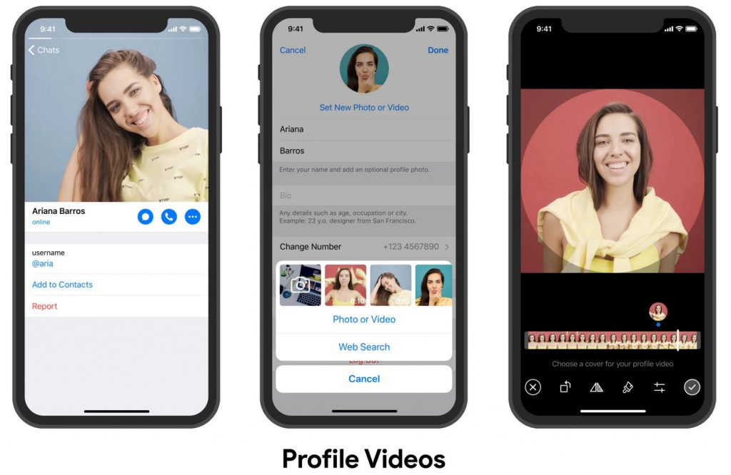 Telegram v6.3.0 update brings up to 2GB file sharing, profile videos