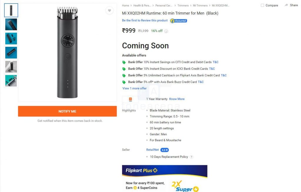 mi trimmer at lowest price