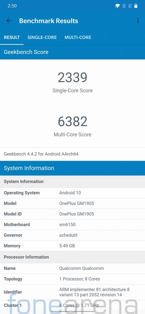 Redmi-Note-7-Pro-Android-10-FoneArena-Oxygen-OS-Port-Geekbench-4 | Fone ...