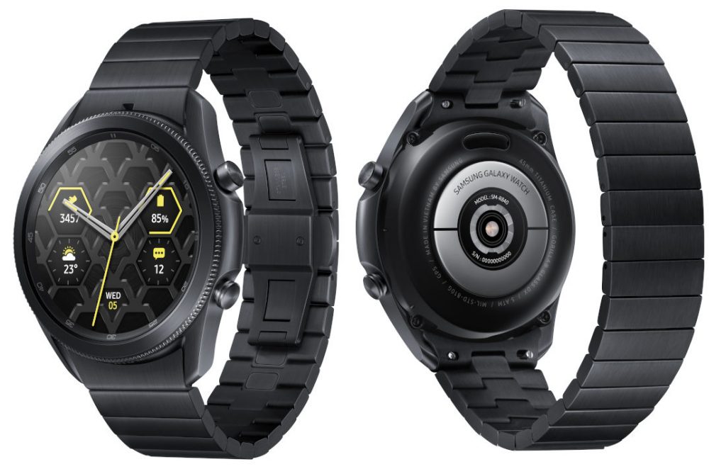 Galaxy watch3 best sale 45mm mystic black