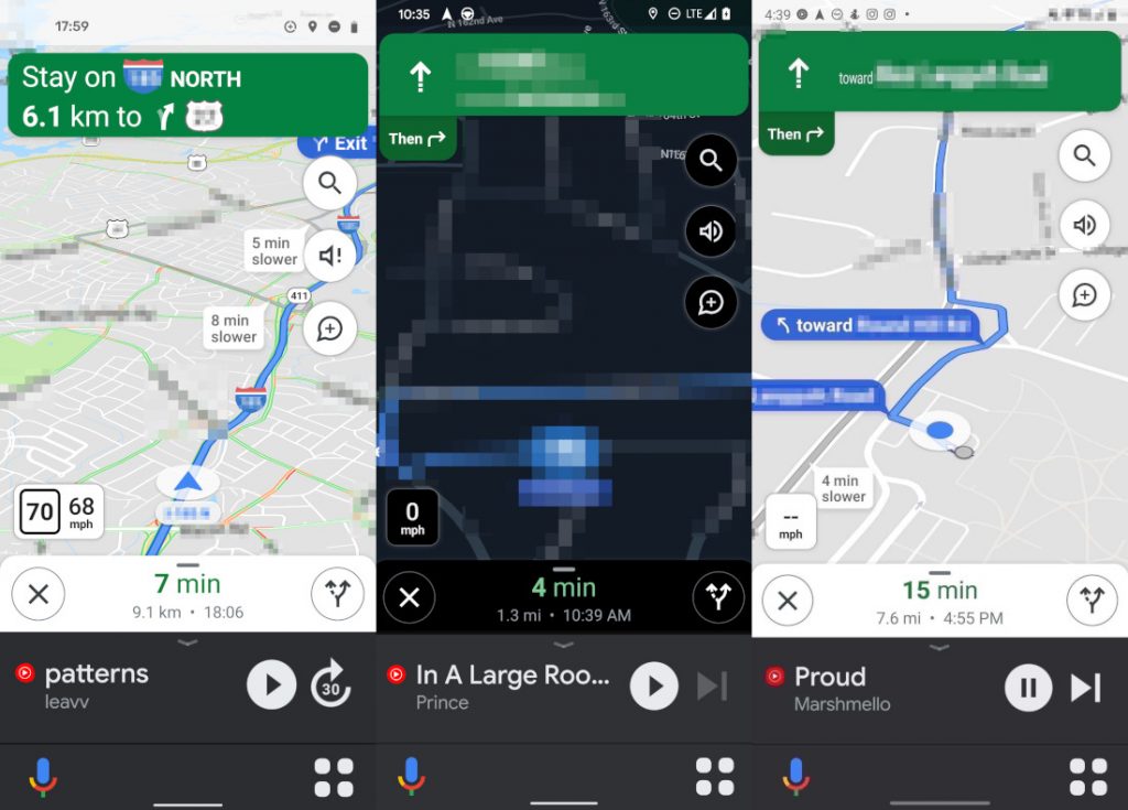 Google Maps is testing a dedicated car mode UI