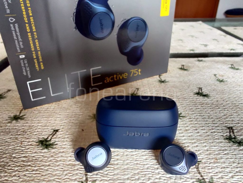 Jabra elite 75t online mic quality