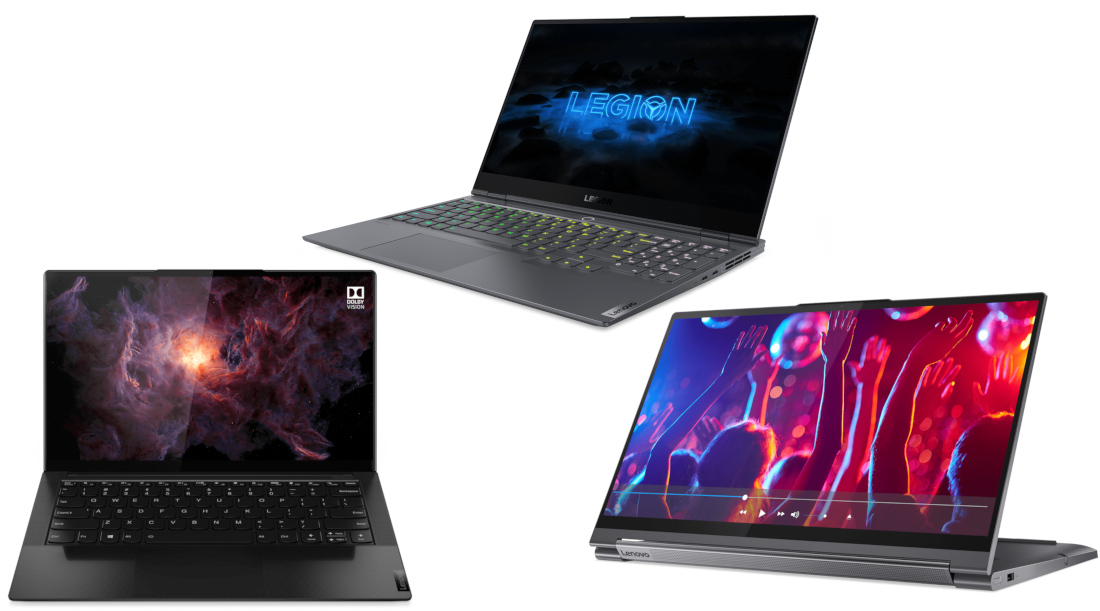 Lenovo Legion Slim 7i, Yoga Slim 9i laptop and Yoga 9i convertible laptops  announced