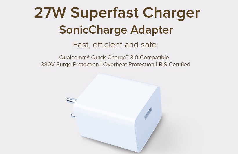 Xiaomi launches new Mi 27W SonicCharge fast charger in India for Rs. 549