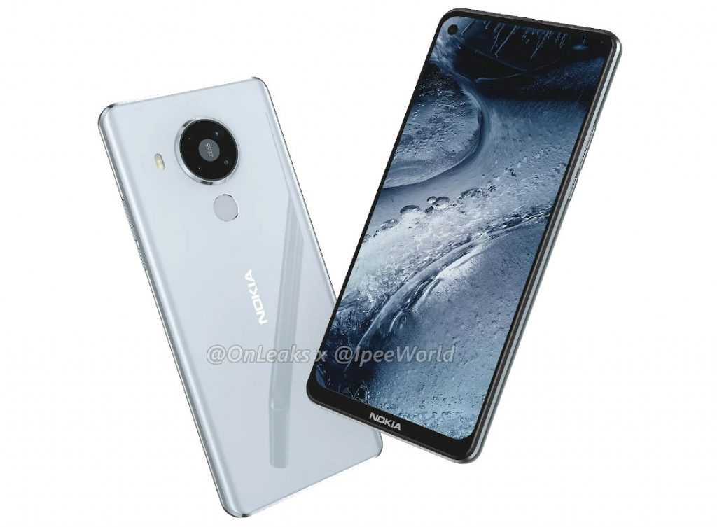 Nokia 7.3 with punch-hole display, quad rear cameras surface in renders