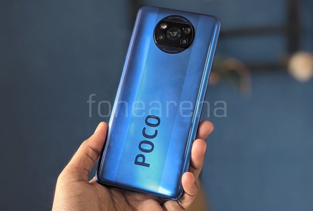 Xiaomi Pocophone Poco X3 NFC Dual SIM 64 GB cobalt blue 6 GB RAM