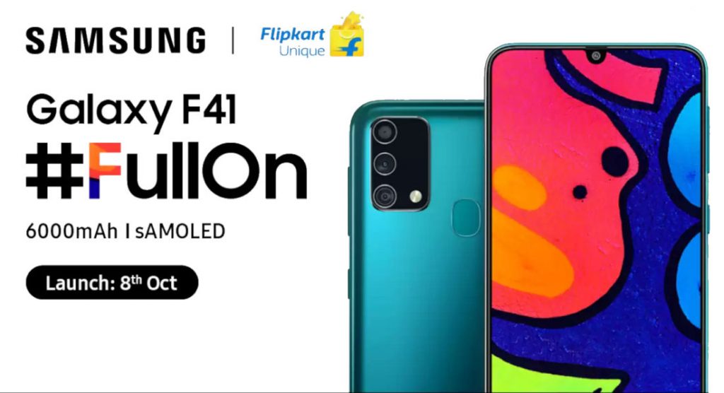 samsung full on f41 price