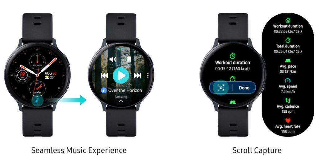 Samsung galaxy watch store active for running