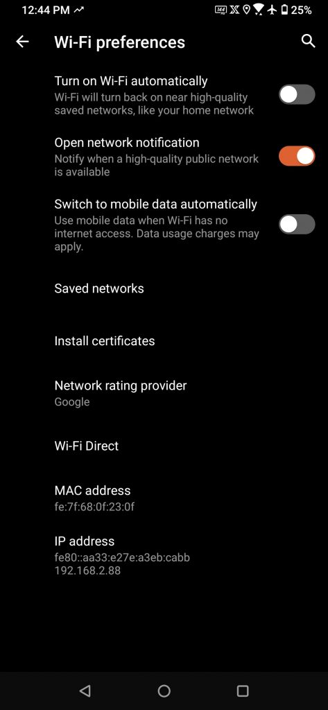 asus mac address records