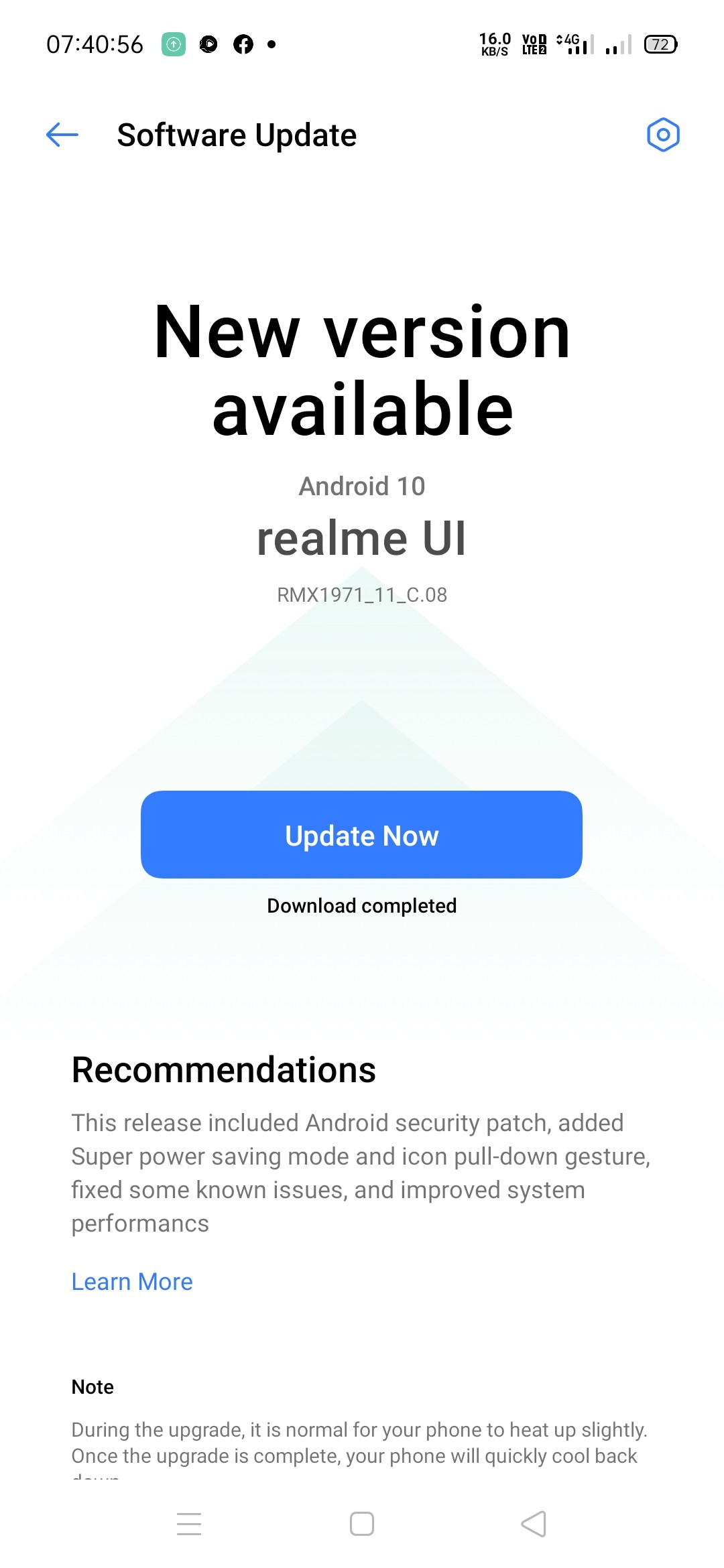 realme 5 pro update android 13