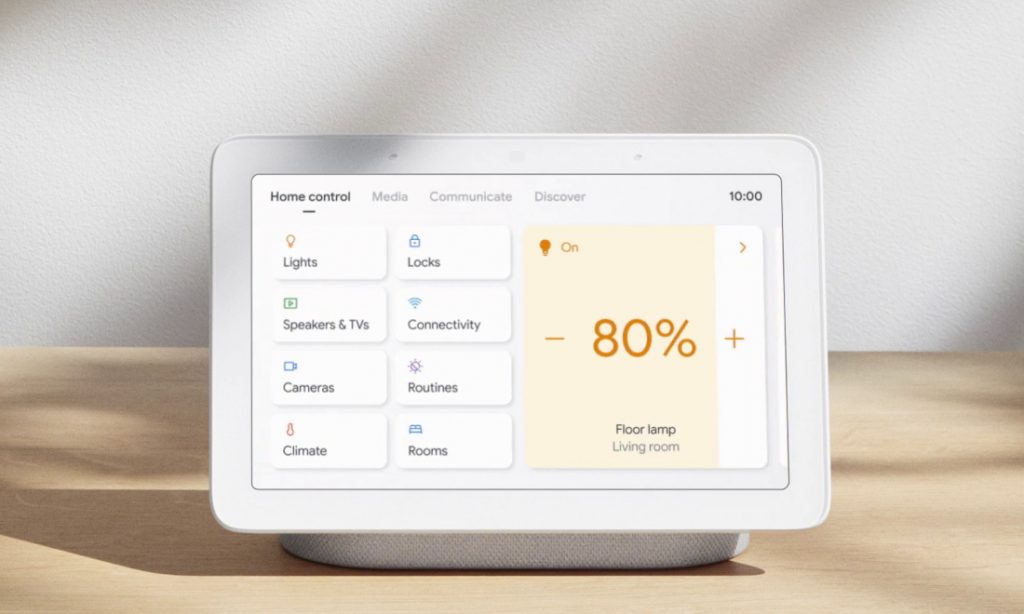 Google home hub change hot sale display