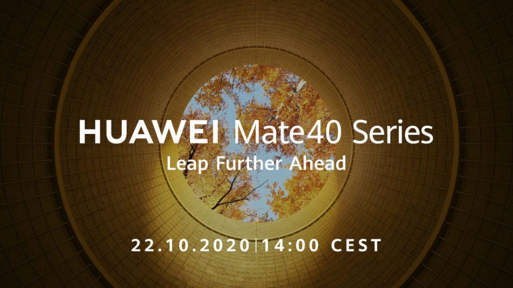 HUAWEI Mate40 series to be announced on October 22