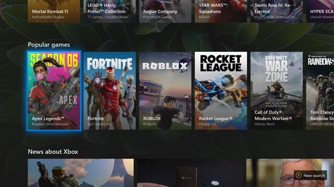 Xbox One Gets Bing Web Search