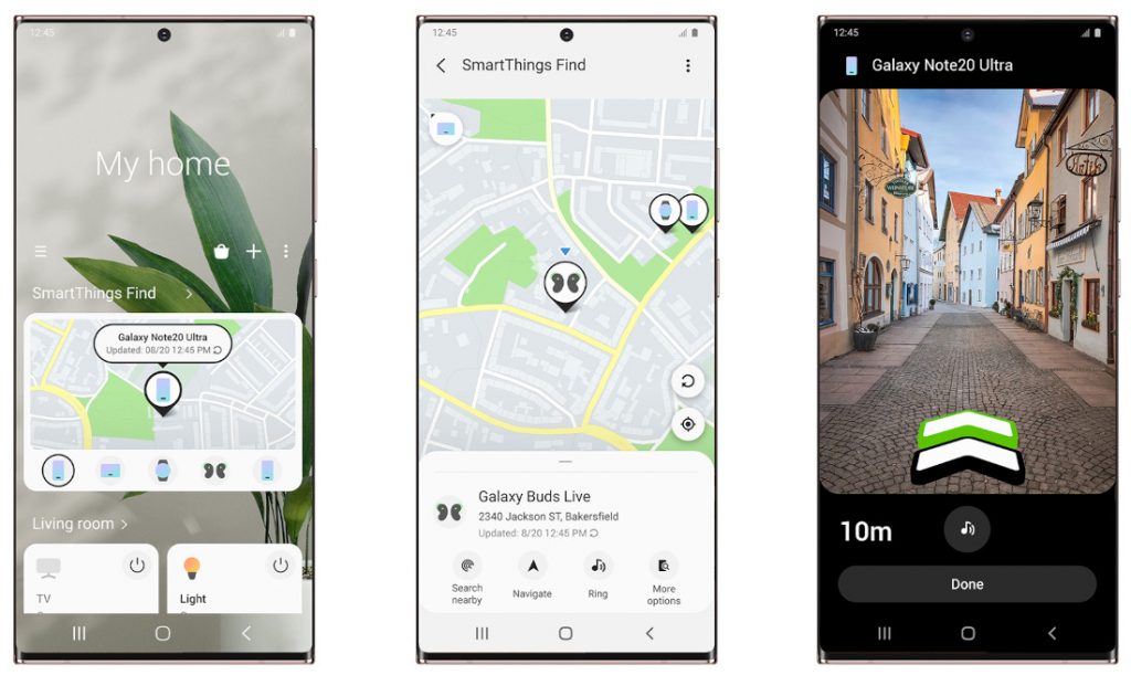 Samsung SmartThings Find feature can quickly find connected Galaxy devices