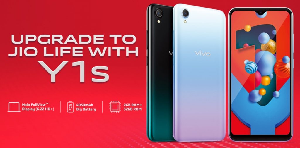 Vivo Y1s with 6.22 inch Halo FullView display 4030mAh battery