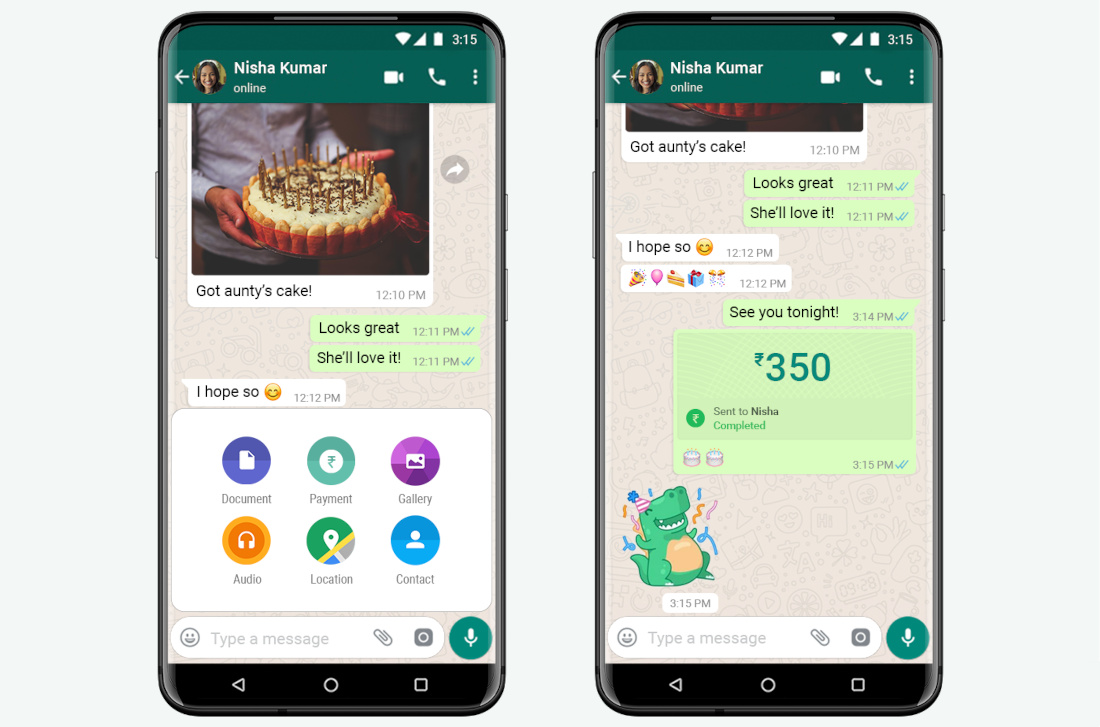 WhatsApp enables in-app UPI payments for Indian users