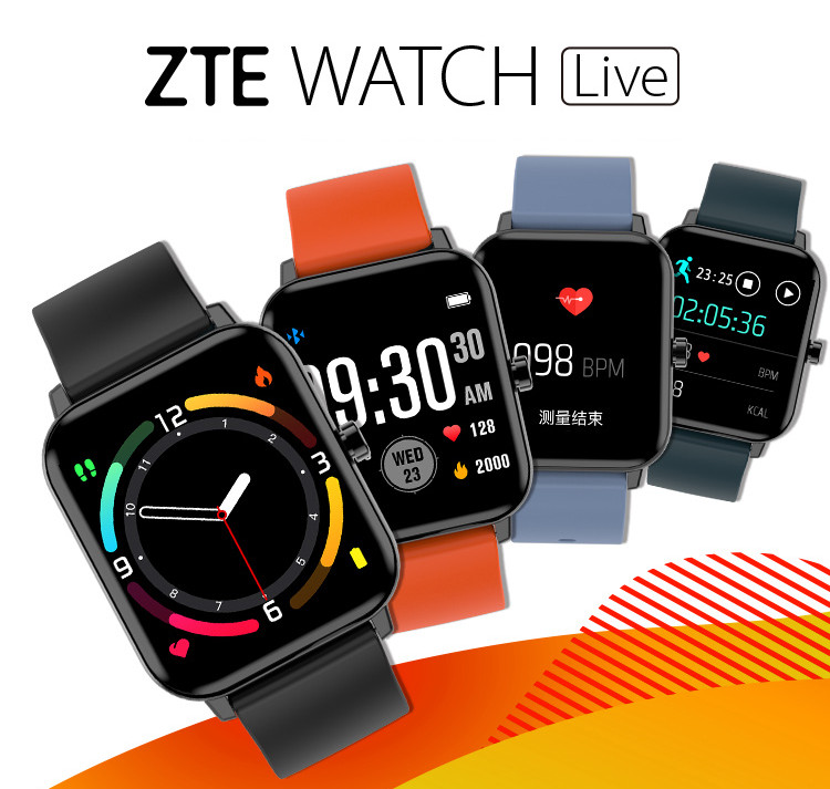 ZTE WATCH Live with 1.3 inch LCD screen, blood oxygen monitoring, up to 21 days battery life announced